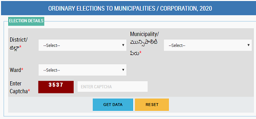 Municipality Ward List Voter List Download